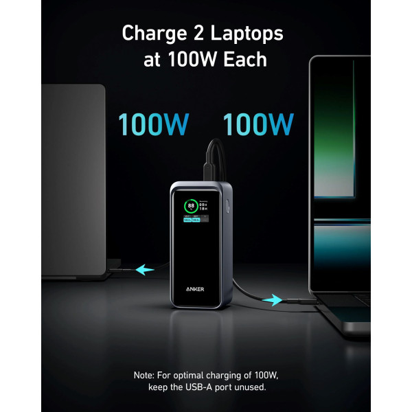 Фото - Батарея мобільна Anker Prime 20000 mAh 200W PD Black (A1336011)
