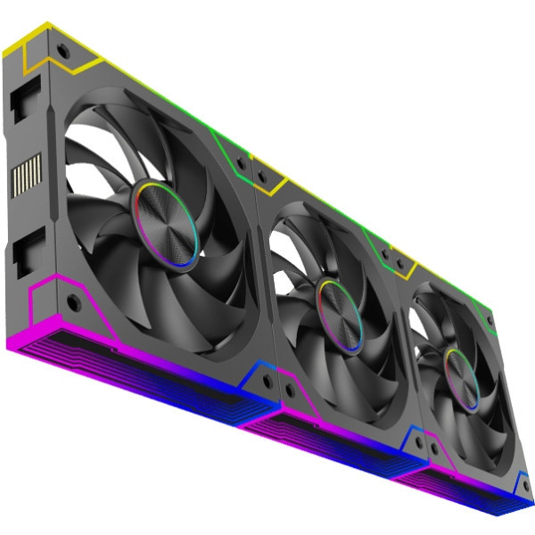 Фото - Корпусний вентилятор Xilence GAMING XPF360.ARGB PWM 3х120mm (XF072)