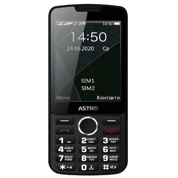 Фото - Мобільний телефон Astro A167 Black-Red