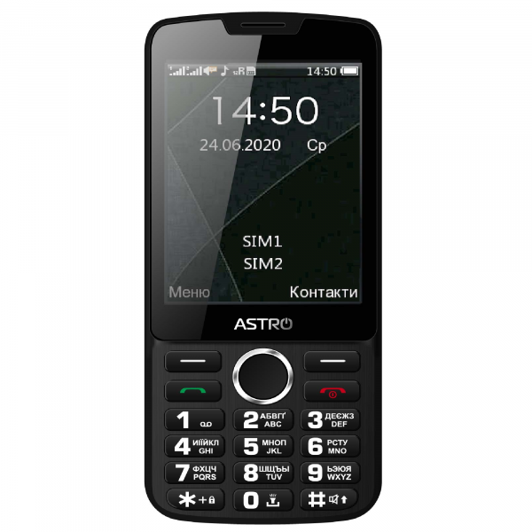 Фото - Мобільний телефон Astro A167 Black-Red