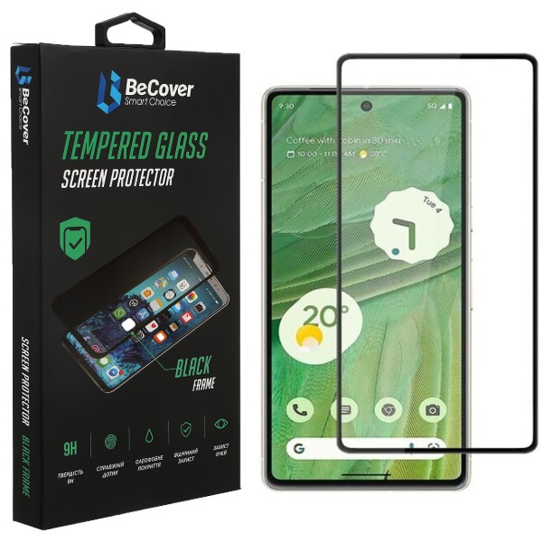 Фото - Захисне скло для смартфону BeCover for Google Pixel 7 Black (708571)