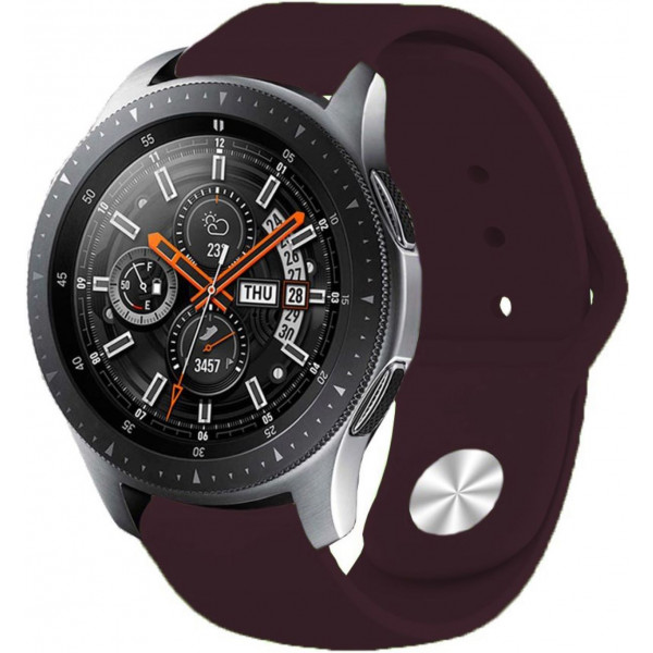 Фото - Ремінець для смарт-годинника BeCover Honor MagicWatch 2 / Huawei Watch 3 Pro Classic 46mm Purple-Wine (707059)