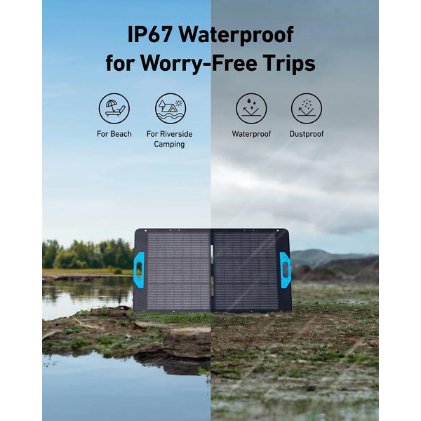 Фото - Портативна сонячна панель Anker SOLIX PS100 (A24340A1)