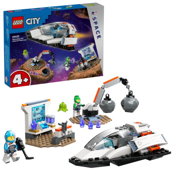 Конструктор LEGO City Космічний корабель і дослідження астероїда