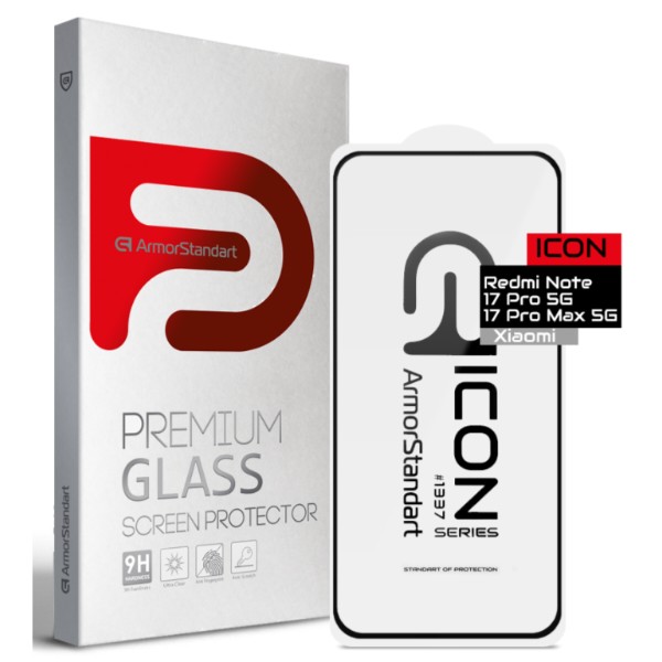 Фото - Защитное стекло для смартфона Armorstandart Icon for Xiaomi Redmi Note 17 Pro 5G / 17 Pro Max 5G (ARM92723)