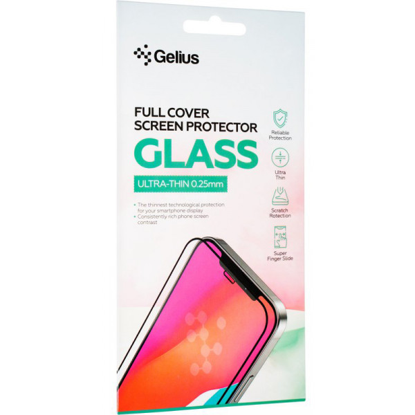 Фото - Захисне скло для смартфону Gelius Full Cover Ultra-Thin 0.25mm for Samsung G991 (S21) Black (94574)