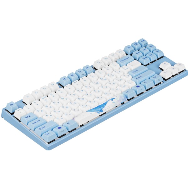 Фото - Клавиатура проводная игровая Varmilo VEM87 Sea Melody EC V2 Ivy UA (A33A038B1A3A17A033)