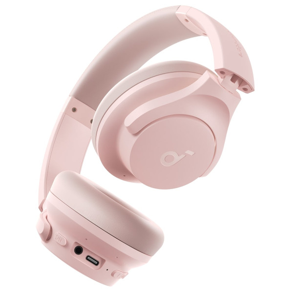 Фото - Навушники повнорозмірні бездротові Anker SoundСore Q20i Pink (A3004G52)