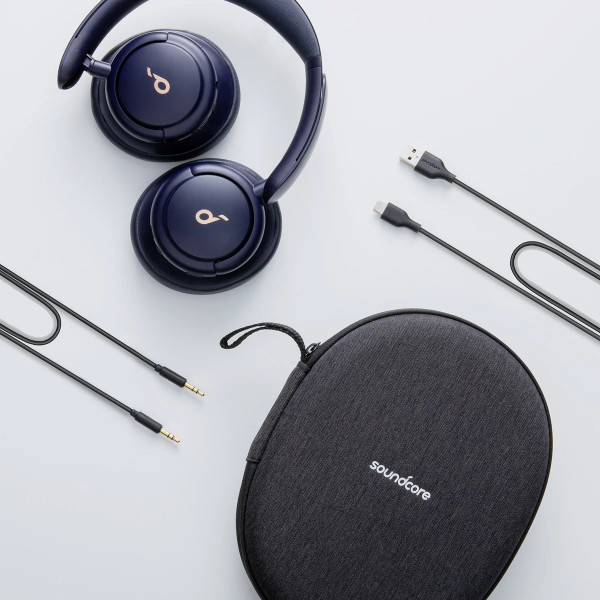 Фото - Навушники повнорозмірні бездротові Anker SoundCore Life Q30 Midnight Blue (A3028031)