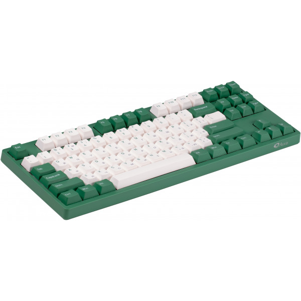 Фото - Клавіатура дротова Akko 3087 Matcha Red Bean Cherry MX Silent Red, USB-A, EN/UKR, No LED Green (A3087_MA_CSR)