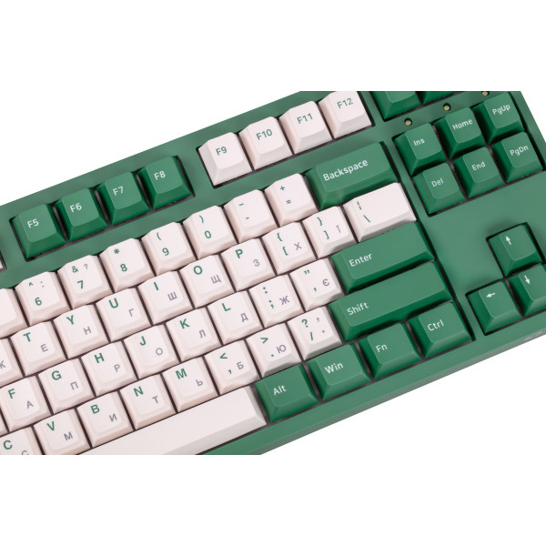 Фото - Клавіатура дротова Akko 3087 Matcha Red Bean Cherry MX Silent Red, USB-A, EN/UKR, No LED Green (A3087_MA_CSR)