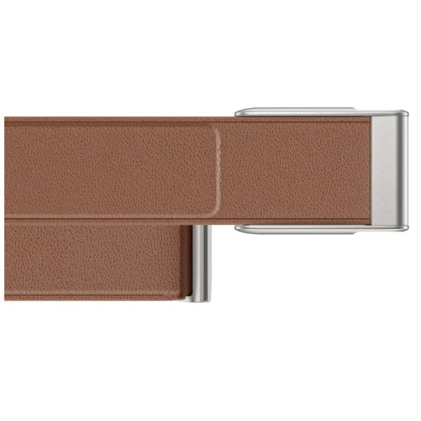 Фото - Ремешок для фитнес-браслета Armorstandart Leather Loop for Whoop MG Chestnut with Silver (ARM93095)