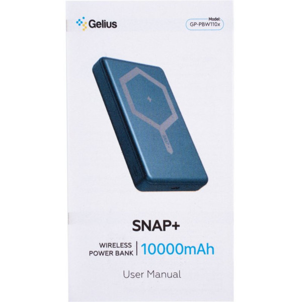 Фото - Батарея мобільна Gelius Snap+ Magnetic Wireless Charge GP-PBW110x 10000mAh (99748)