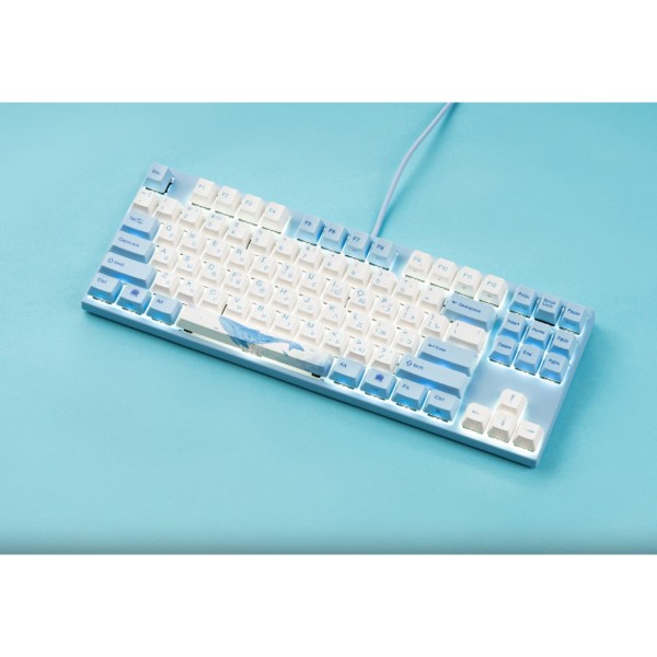 Фото - Клавиатура проводная игровая Varmilo VEM87 Sea Melody EC V2 Ivy UA (A33A038B1A3A17A033)