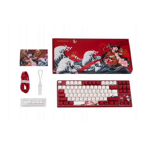Фото - Клавиатура проводная Varmilo VEM87 Koi (A33A039A9A3A17A034)