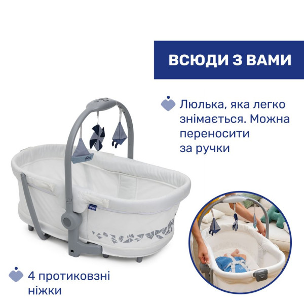 Фото - Колыбель-люлька Chicco 5 в 1 Baby Hug Pro (87076.14)