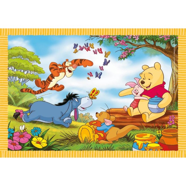 Фото - Пазлы (3-4 года) Clementoni Winnie the Pooh 12,16,20 та 24 эл. (21514)