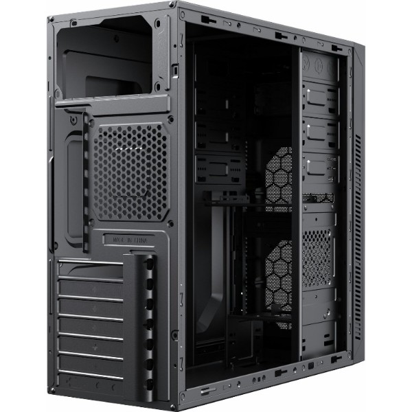 Фото - Корпус Gamemax ATX з блоком живлення Midi Tower MT525-2U3TYC-500B