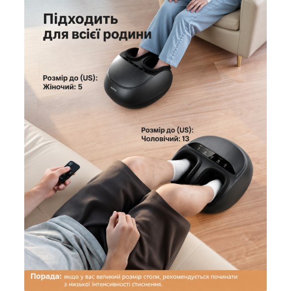 Фото - Массажер для ніг RENPHO Shiatsu Premium Black (RF-FM059R)