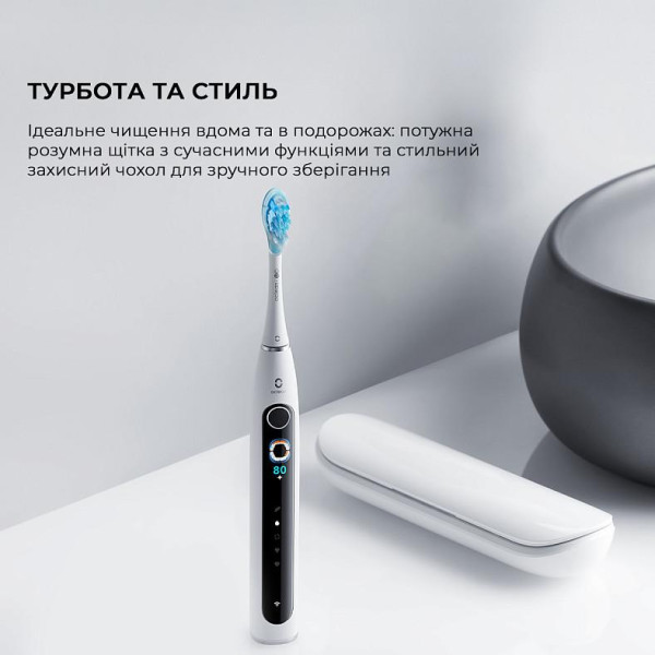 Фото - Зубная щетка электрическая Oclean X Pro 20 Set White (6970810556971)