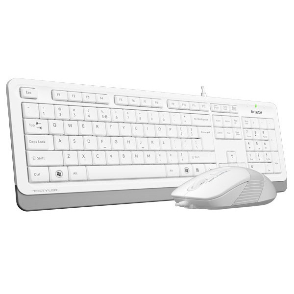 Фото - Клавіатура+миша A4tech F1010 (White)