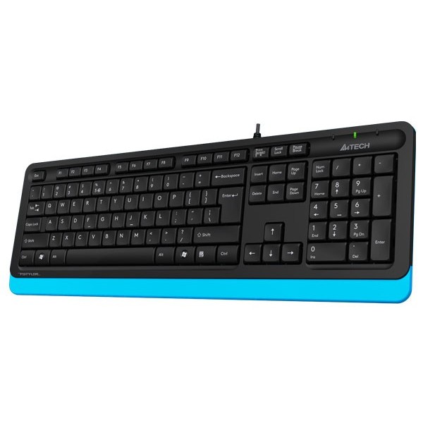 Фото - Клавиатура проводная A4tech FK10 (Blue)