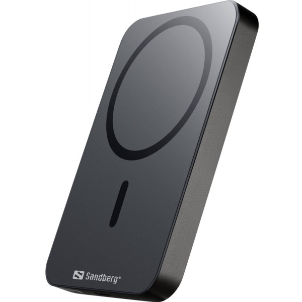 Фото - Батарея мобільна Sandberg Mag Wireless 5000mAh 20W 1USB-C Qi Wireless 15W (SAND_420-96)