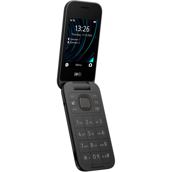 Фото - Мобільний телефон HMD 2660 4G Flip DS Black