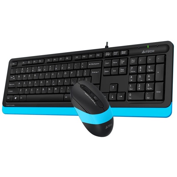 Фото - Клавиатура+мышь A4tech F1010 (Blue)