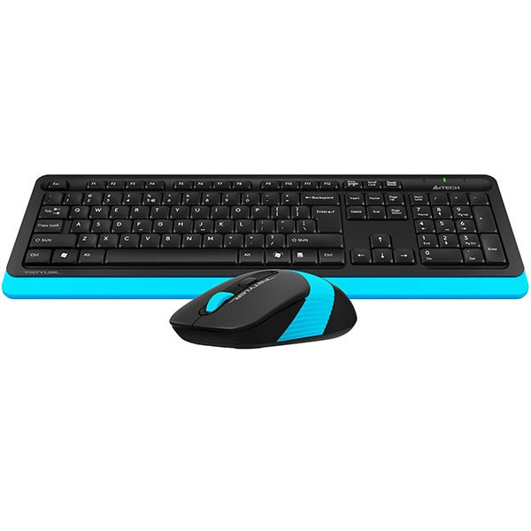 Фото - Уцінка - Клавіатура + миша бездротова A4tech FG1010 (Blue) #