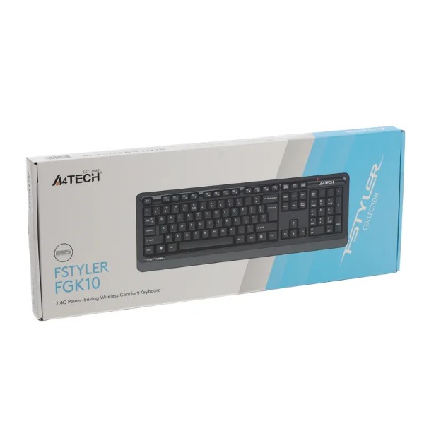 Фото - Клавиатура беспроводная A4tech FGK10 (Grey)