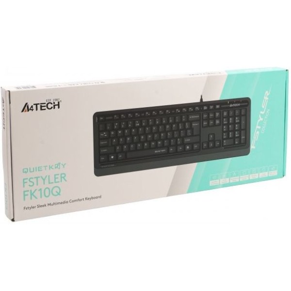 Фото - Клавіатура дротова A4tech FK10Q (Grey)