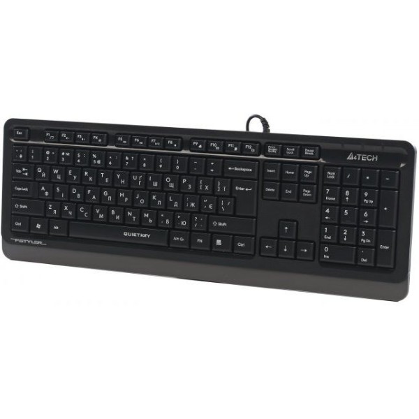 Фото - Клавіатура дротова A4tech FK10Q (Grey)