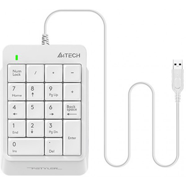 Фото - Клавіатура дротова A4tech FK13P (White)