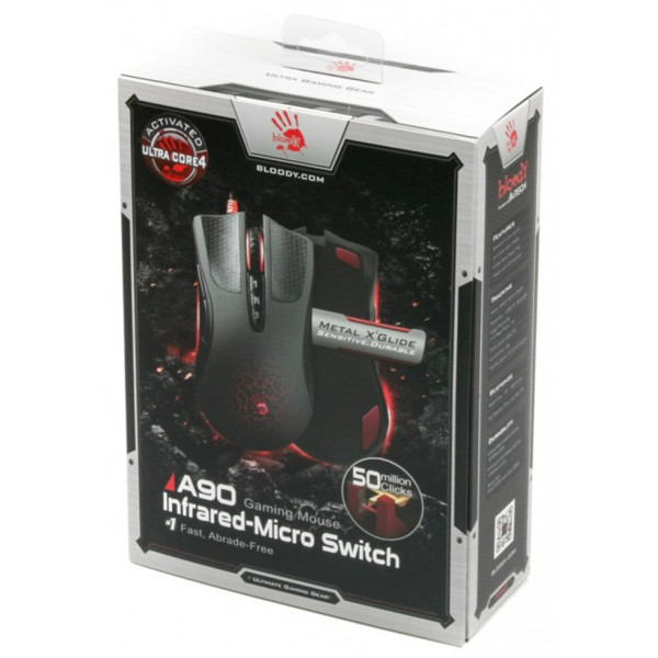 Фото - Мышь проводная игровая Bloody A90A  (Black)