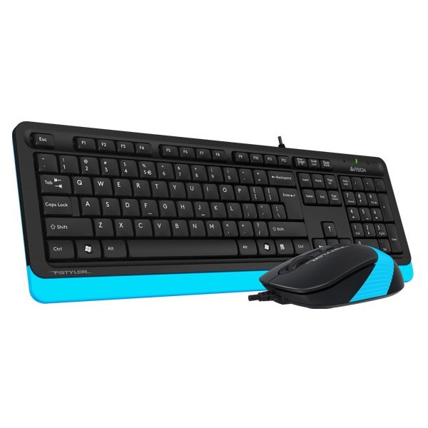 Фото - Клавиатура+мышь A4tech F1010 (Blue)