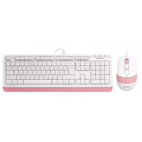 Фото - Клавіатура+миша A4tech F1010 (Pink)