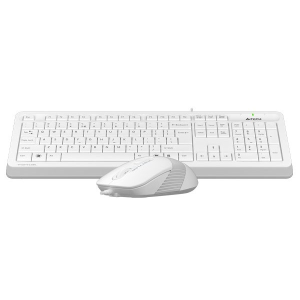 Фото - Клавіатура+миша A4tech F1010 (White)