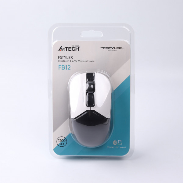 Фото - Миша бездротова A4tech FB12 Panda USB