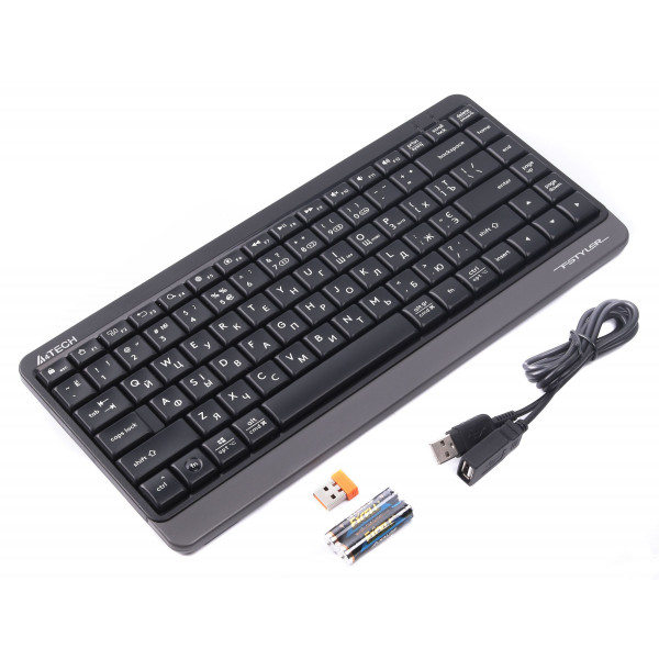 Фото - Клавіатура бездротова A4tech FBK11 Grey