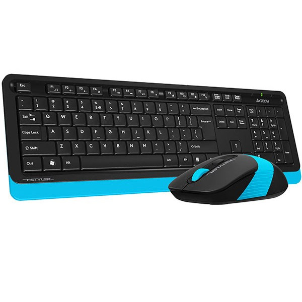 Фото - Уцінка - Клавіатура + миша бездротова A4tech FG1010 (Blue) #