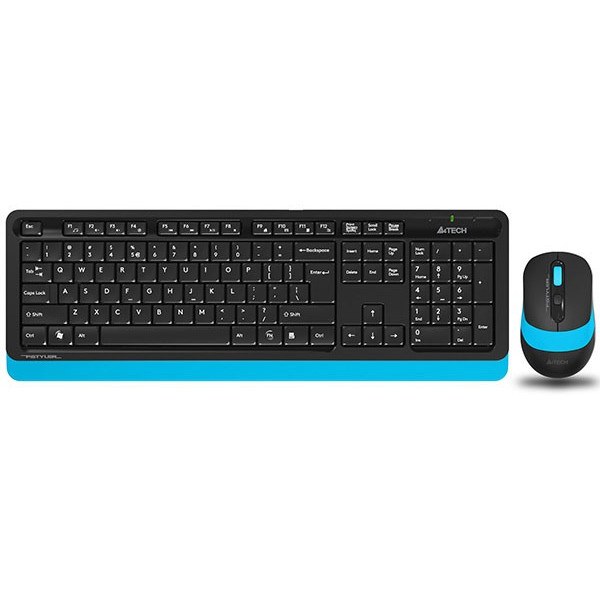 Фото - Уцінка - Клавіатура + миша бездротова A4tech FG1010 (Blue) #