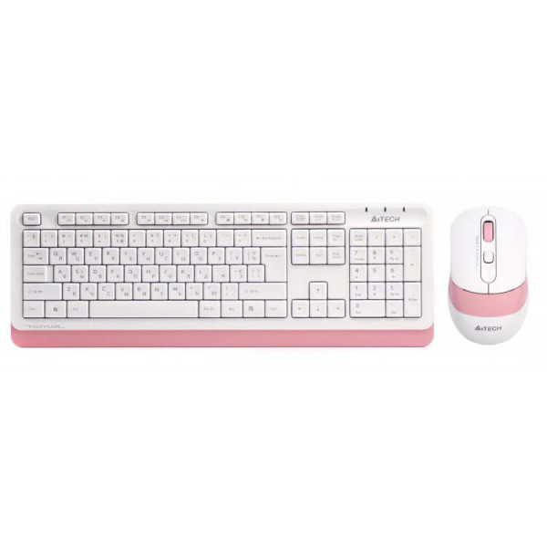 Фото - Клавиатура+мышь беспроводная A4tech FG1010 (Pink)