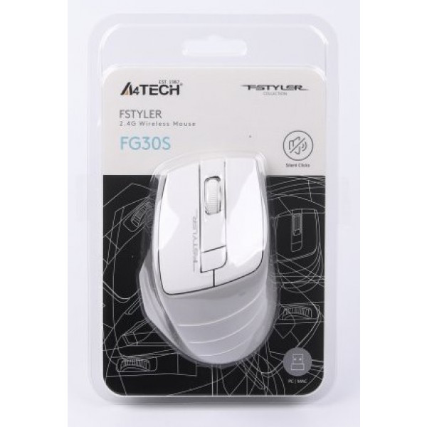 Фото - Миша бездротова A4tech FG30s (White)