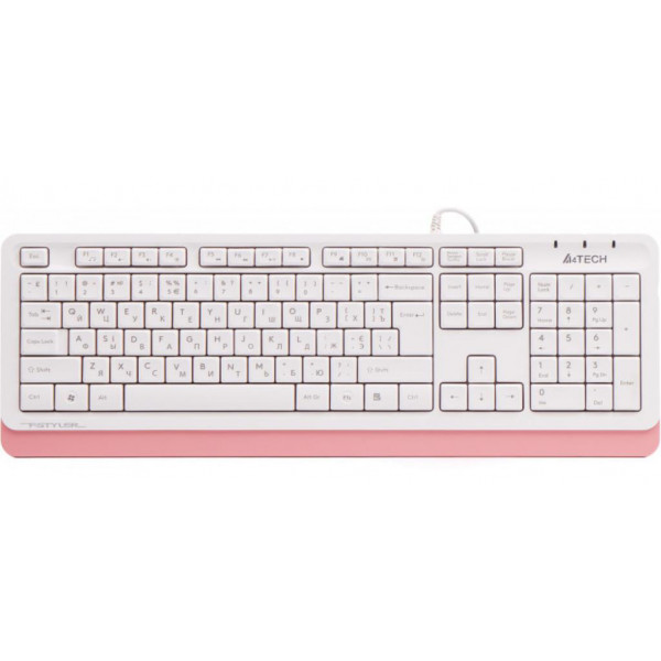 Фото - Клавиатура проводная A4tech FK10 Pink Фото - Клавиатура проводная A4tech FK10 Pink