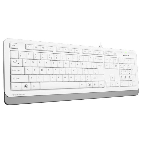 Фото - Клавіатура дротова A4tech FK10 (White)