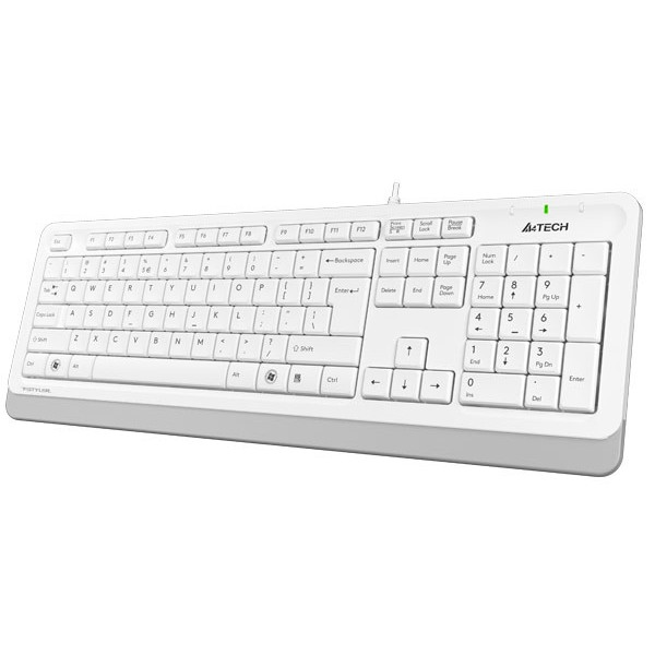 Фото - Клавіатура дротова A4tech FK10 (White)
