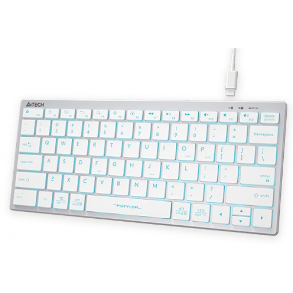 Фото - Клавиатура проводная A4tech FX61 USB White