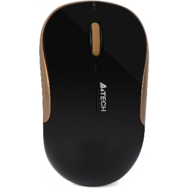 Фото - Миша бездротова A4tech G3-300N Black/Golden USB