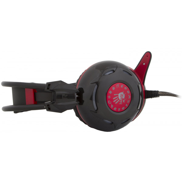 Фото - Гарнітура дротова ігрова Bloody G300 (Black+Red)